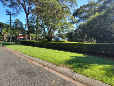 Lawn and garden cared for by Masters Maintenance