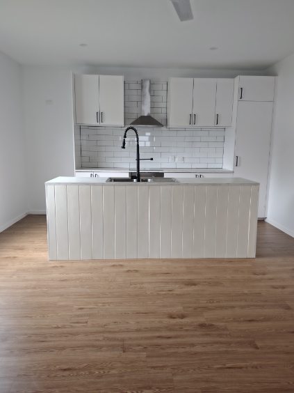 Clean white kitchen